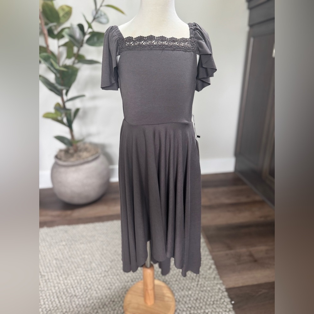 Gray Girls Size 5 Dress Joy Folie Alaya Dress